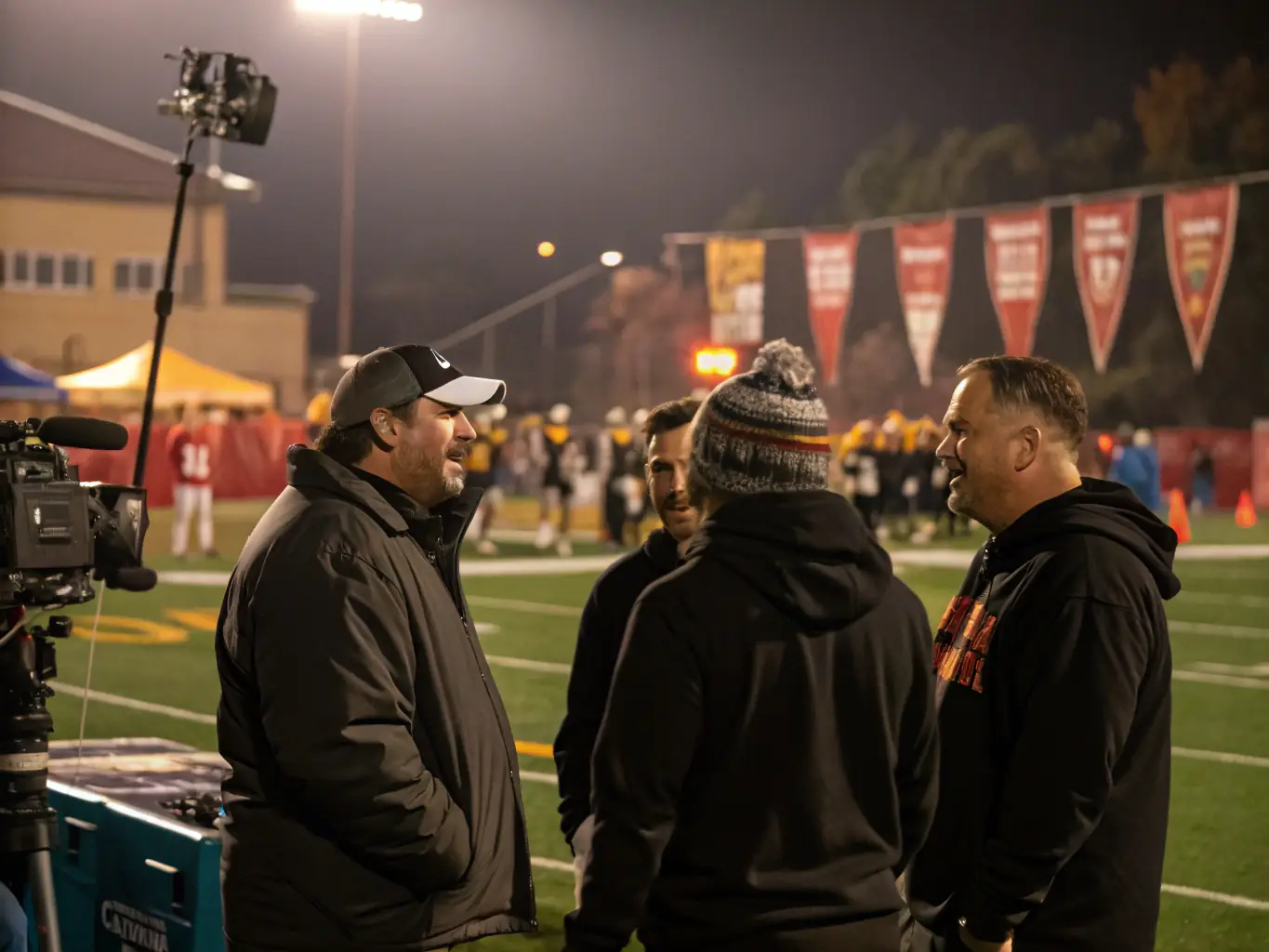 A photo of a CIUSF-organized coaching clinic, with experienced coaches from different countries sharing their expertise with local trainers in a Francophone nation.